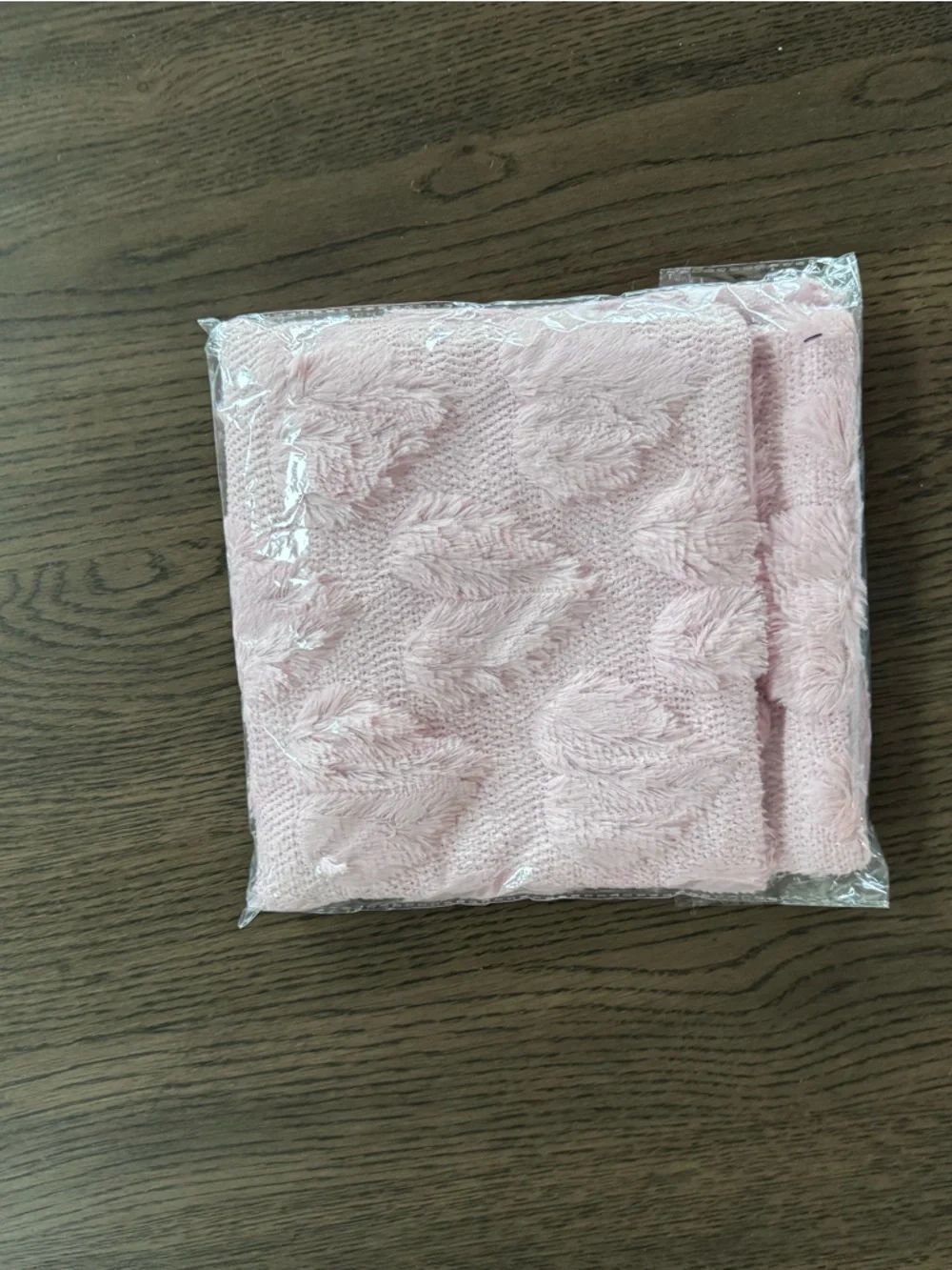 Heart Texture Throw Pillow Cover- Blush Pink - Set of 2